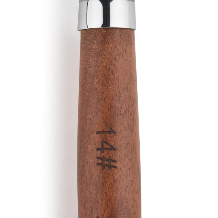 Rolabling Nail Brush Kolinsky Sable Acrylic Nail Art Brush Professional Red Wooden Nail Brush (14#)