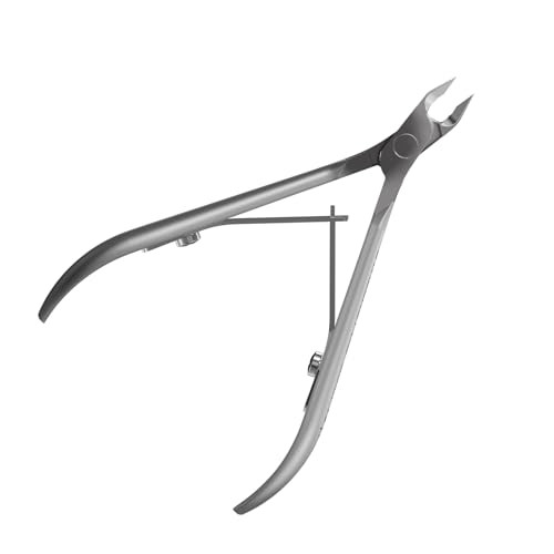 Staleks Pro SMART 10 Cuticle Nippers  5 mm Blades  Satin Finish  Stainless Steel  Professional Skin Nippers for Classic Manicure & Hardware Use