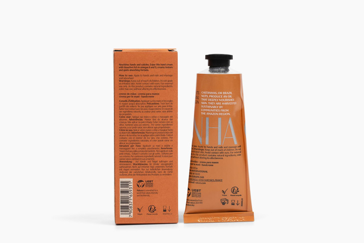Natura - Brazil Nut Hand Cream - Anti-Dryness Castanha Hand Balm - 24-Hour Deep Hydration Skin Moisturizer - Vegan Skin Care - Brazilian Beauty Secre