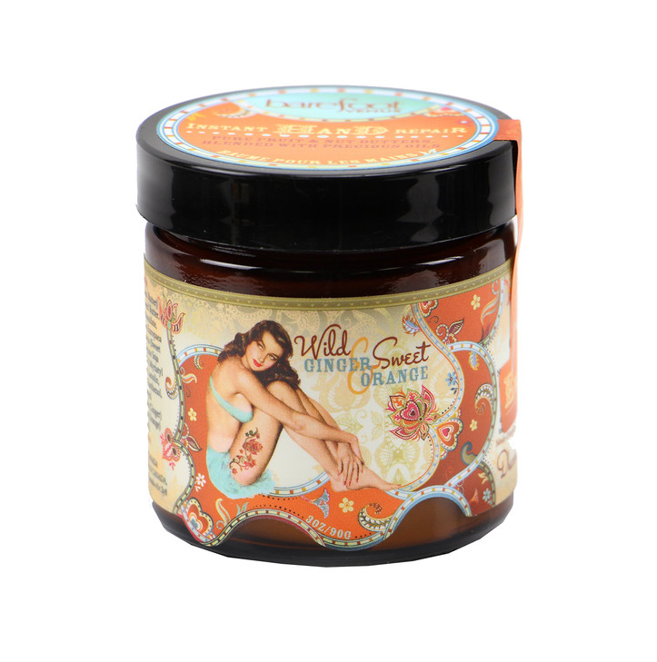 Barefoot Venus Shea Butter Instant Hand Repair Cream For Dry Skin - Wild Ginger & Sweet Orange