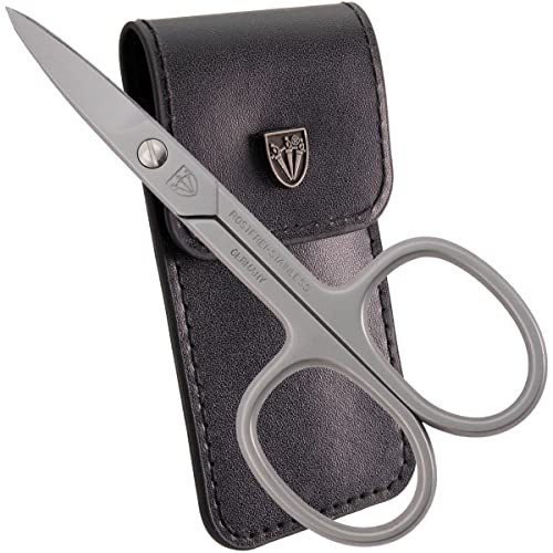 3 Swords Germany - brand quality STAINLESS STEEL INOX STRAIGHT NAIL SCISSORS (1 PIECE) with case for manicure pedicure - nail care by 3 Swords - Made