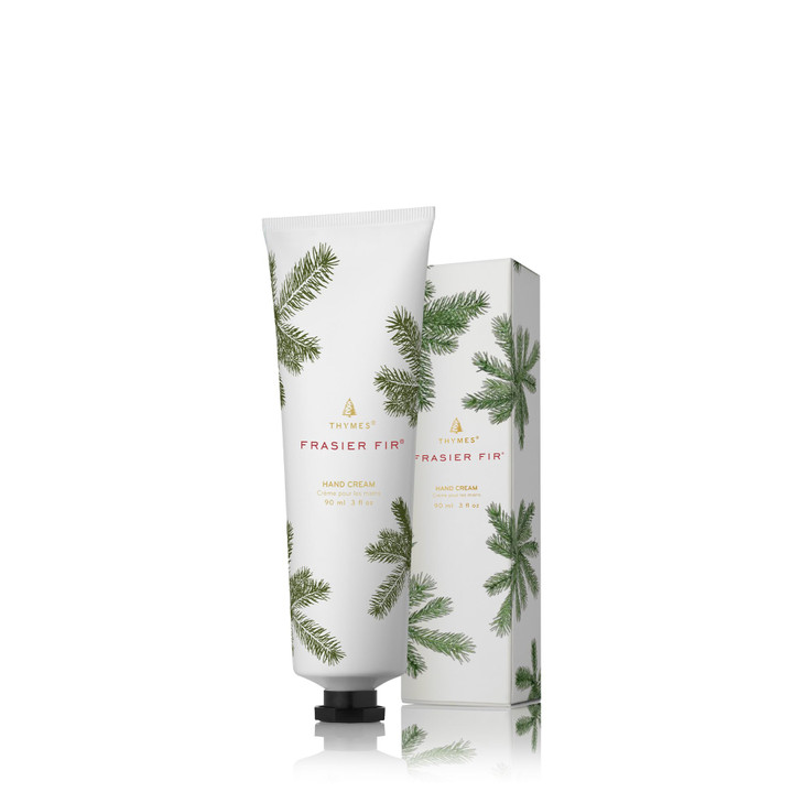 Thymes Frasier Fir Hand Cream - Hand Moisturizer for Dry Skin (3 oz)