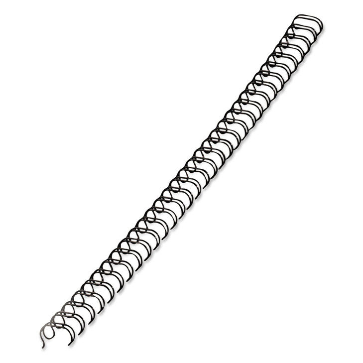 Fellowes 52541 Double-Loop Wire-Binding Combs, 3/8-Inch, 80 Sht Cap, 25/PK, BK