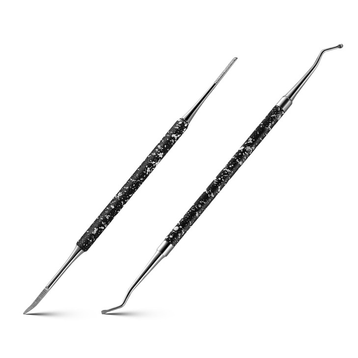 FERYES Ingrown Toenail Tools,Toenail Lifter and Toenail File Set for Ingrown Toenails Treatment - Surgical Grade Stainless Steel Under Nail Cleaner P