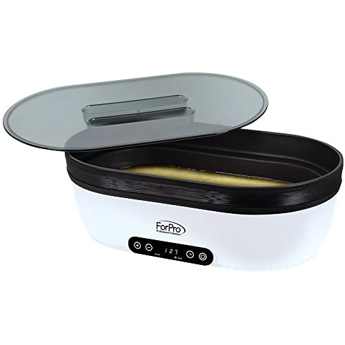 ForPro Nurture Digital Paraffin Bath Kit, All-In-One Paraffin Wax Kit for Hands and Feet, Includes 3 Lb. Paraffin Wax, Thermal Mitts & Booties, 100 L