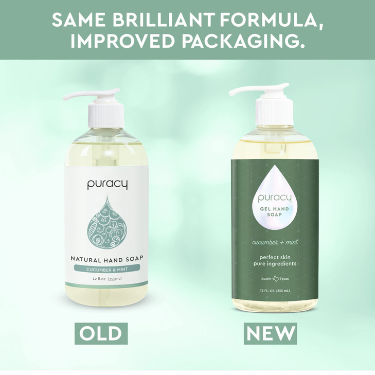 Puracy Organic Hand Soap, For the Professional Hand Washers We've All Become, Moisturizing Natural Gel Hand Wash Soap, Liquid Hand Soap Refills for S