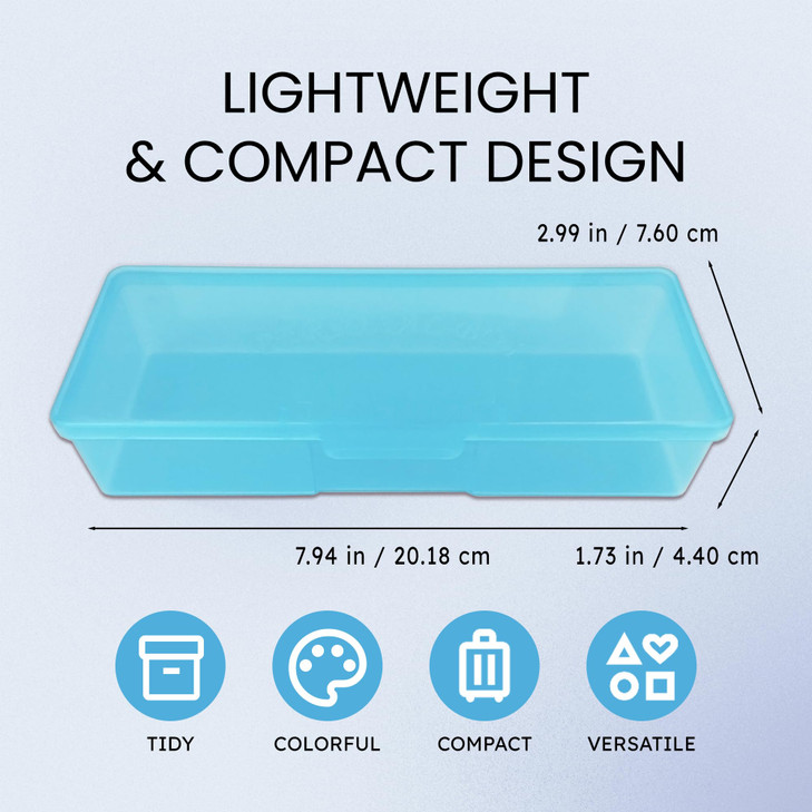 Beauticom Personal Box Storage Case for Professional Manicurist Nails Pedicure (Large Size) (4 Pieces Mix Color, Mix Color: Pink, Blue, Frosted, Purp