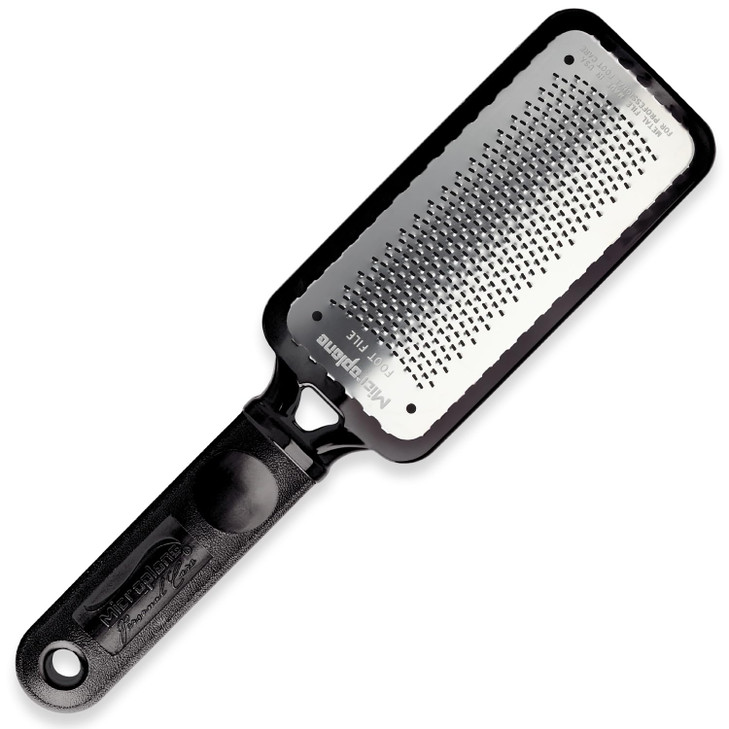 Microplane Colossal Foot File Scraper - The Original Stainless Steel Foot Rasp, Dead Skin/Callus Remover for Feet, Gentle Foot Scrubber, Pedicure Too