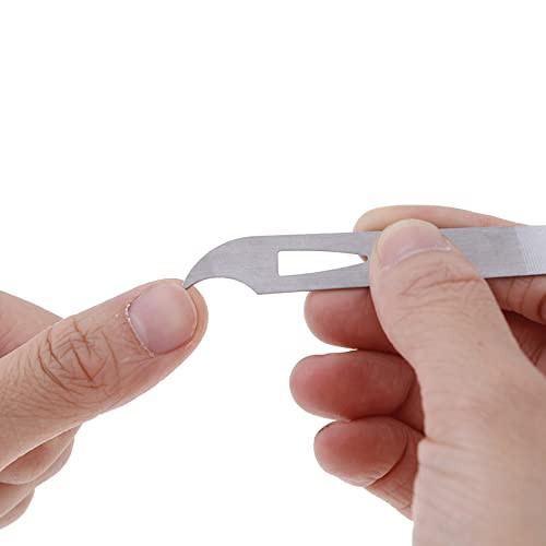 Yeshan Stainless Steel Triple-Cut Long Nail File with Nail Cleaner Tip,5.5 Inch,Pack of 2