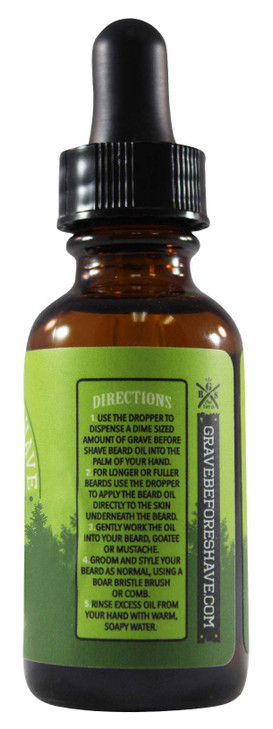 Grave Before Shave Beard Oil The Outdoorsman Blend