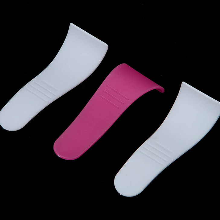 ccHuDE 20 Pcs Hair Removal Spatulas Sticks, Plastic Mask Scraper Waxing Applicator Depilatory Creams Hair Waxing Removal Tools, Ergonomic Design, Reu