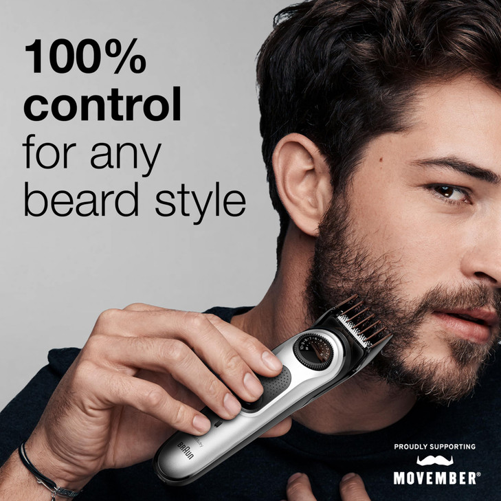 Braun Beard Trimmer BT5240, Hair Clippers for Men, Cordless & Rechargeable with Gillette ProGlide Razor