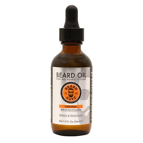 Beard Guyz Beard Oil  Lightweight Beard Moisturizer & Conditioner  Softens Facial Hair, Hydrates Skin Under Beard, Reduces Itch & Frizz  Mens Gro