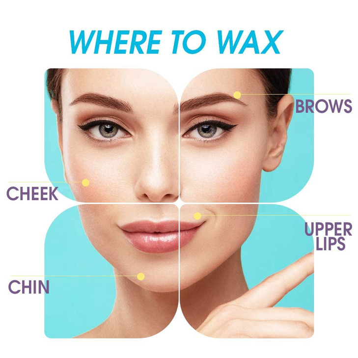 Surgiwax Facial Hard Wax, Hair Remover For Face, No Strips Needed, 1 Ounce (Pack of 3)