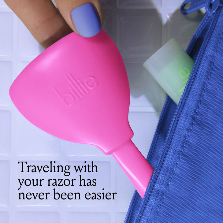 Billie 5-Blade Womens Razor Travel Case - Take Your Razor To-Go - Magnetic Top - Easy Storage - Portable & Convenient - Malibu (Pack of 1)