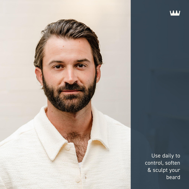 Cremo Beard & Scruff Cream, Palo Santo (Reserve Collection), 4 oz - Soothe Beard Itch, Condition and Offer Light-Hold Styling for Stubble and Scruff