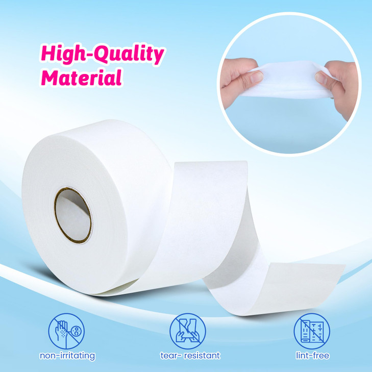 Mirucoo Non-woven Wax Strip Roll for Body and Facial Hair Removal, 2.75" x 100 Yards Pack Epilating Roll