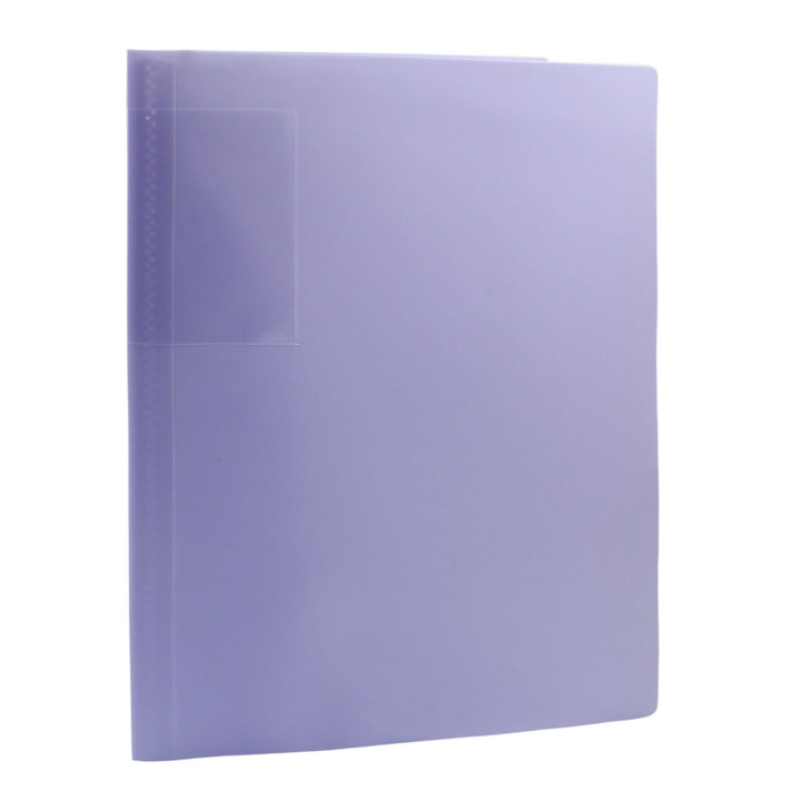 Verkelly Binder with Plastic Sleeves 30 Pockets, Display 60 Pages, A4 Portfolio Folders Document Paper Organizer Presentation Book(Purple)