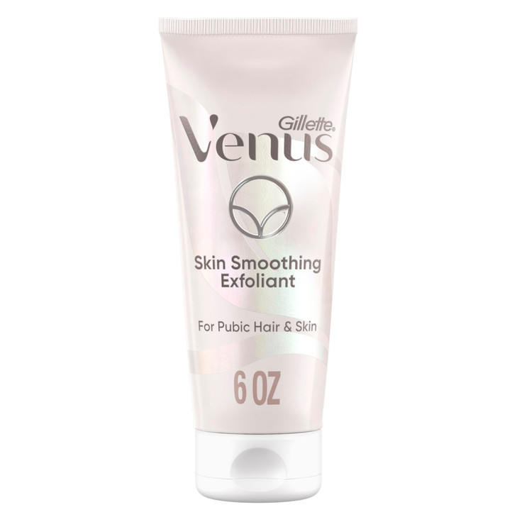 Gillette Venus Intimate Grooming Skin-Smoothing Exfoliant Preshave for Bikini Pubic Hair and Skin, 6 Oz