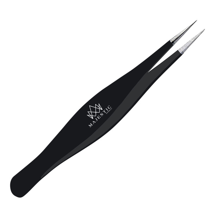 Surgical Tweezers for Ingrown Hair - Precision Sharp Needle Nose Pointed Tweezers for Splinters, Ticks & Glass Removal - Best for Eyebrow Hair, Facia