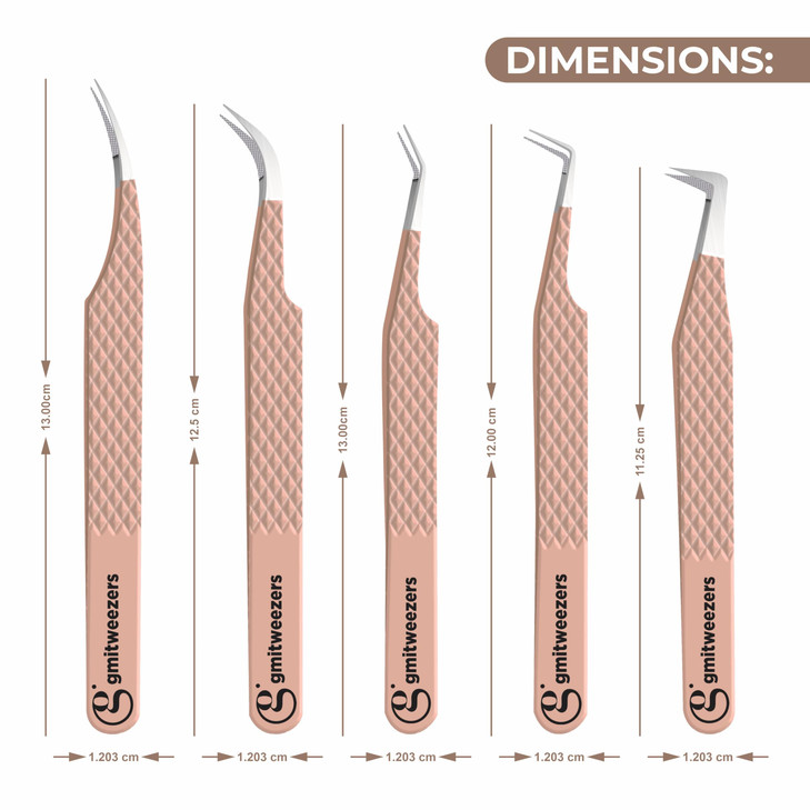 Fiber Tip Lash Tweezers For Eyelash Extension Tweezers Professional