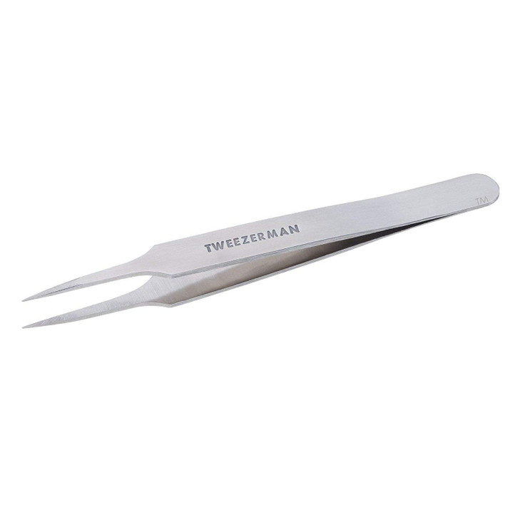 Tweezerman 19299 Stainless Steel Tweezer, Tapered Tips, Easy to Clean