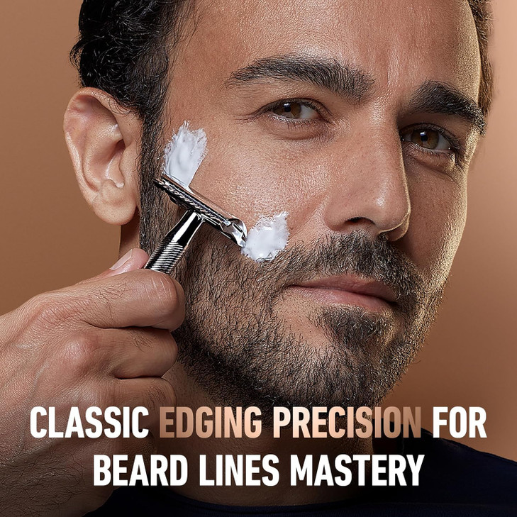 King C. Gillette Double Edge Safety Razor Blades 10 count, Stainless Steel Platinum Coated Blades