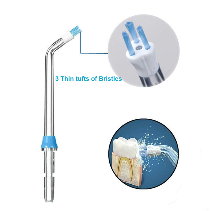 Flosser Replacement Tips Compatible with Waterpik Water Flosser, Reach Flosser Refill Heads Replacement Heads, Compatible with Waterpik Oral Irrigato