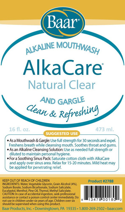 AlkaCare Alkalizing Mouthwash &?Gargle LowAlcohol, pHBalancing Oral Rinse for Fresh Breath, Comfort & Versatile Use, 16 oz