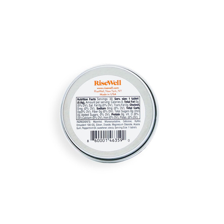 RiseWell a-HA Mint - Xylitol Mints for Dry Mouth - Hydroxyapatite Sugar Free Breath Mints - Promotes Remineralization, On-The-Go Oral Fresh Breath Mi