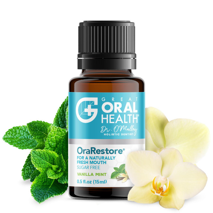 OraRestore Bad Breath Treatment for Adults Halitosis: Dentist Formulated Oral Rinse Concentrate Tooth Oil Liquid Toothpaste, Fresh Breath Mouthwash f