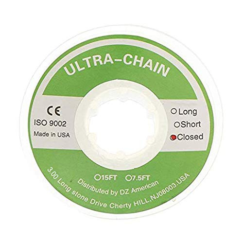 Angzhili 1 Pcs Transparent Dental Orthodontic Elastic Chain Power Chain for Brace Orthodontic Supply Power Chain Closed(Closed Size)