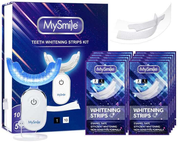 MySmile Teeth Whitening Pen 30+ Treatment Enamel Safe Tooth Whitening Gel for Teeth Sensitive-10 Min Fast Whitening Teeth-Helps to Remove Stains from