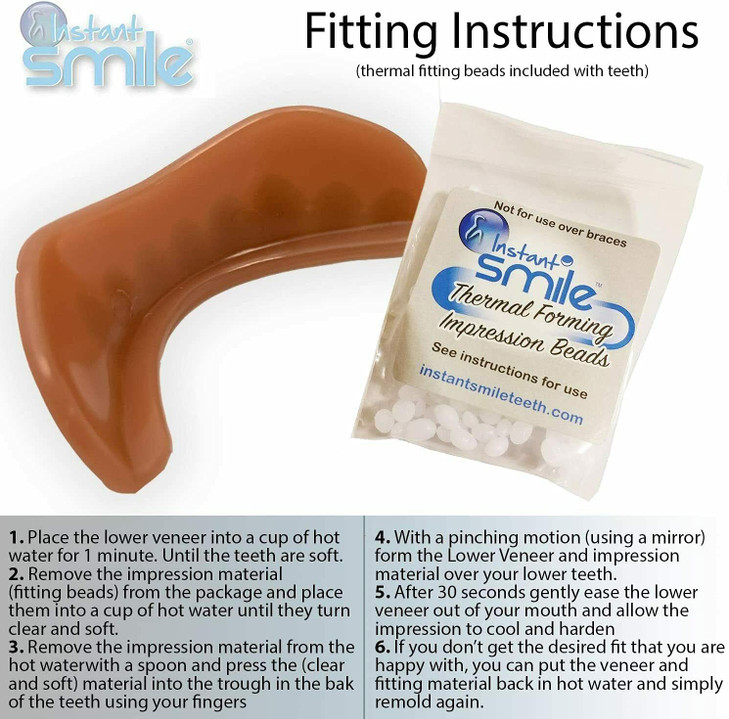 Instant Smile Comfort Fit Flexible Lower Teeth