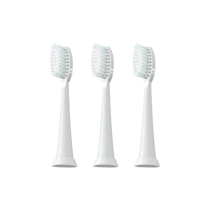 TAO Clean Sonic Electric Toothbrush Replacement Heads (3-Pack)  Replacement Heads for the TAO Clean Electric Toothbrush and Docking Station, White