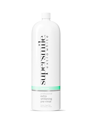 Supersmile Extra Whitening Pre-Rinse - Clinically Formulated Pre-Brush Dental Mouthwash, 16 Fl. Oz (1-Bottle)