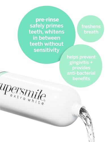 Supersmile Extra Whitening Pre-Rinse - Clinically Formulated Pre-Brush Dental Mouthwash, 16 Fl. Oz (1-Bottle)