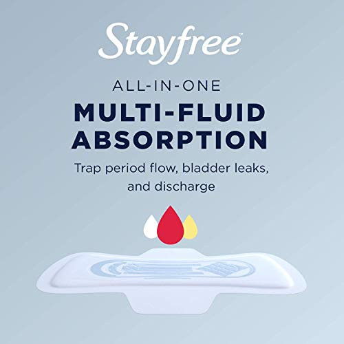 Stayfree Ultra Thin Overnight Pads with Wings, For Women, Reliable Protection and Absorbency of Feminine Moisture, Leaks and Periods, 40 count - Pack