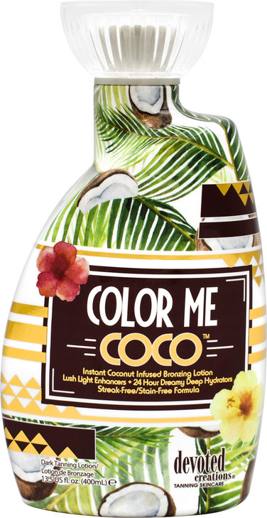 Devoted Creations Color Me Coco Bronzer Tanning Lotion 13.5 oz