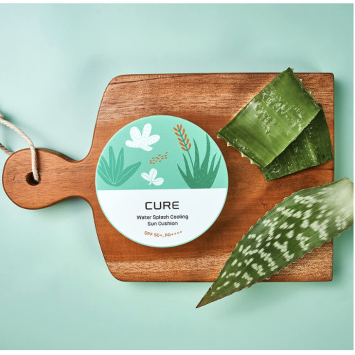 Kim Jeong Moon Aloe La Sense Loe CURE Water Splash Cooling Sun Cushion SPF 50+ PA++++ 25g / 0.88 oz + Refill 25g / 0.88oz
