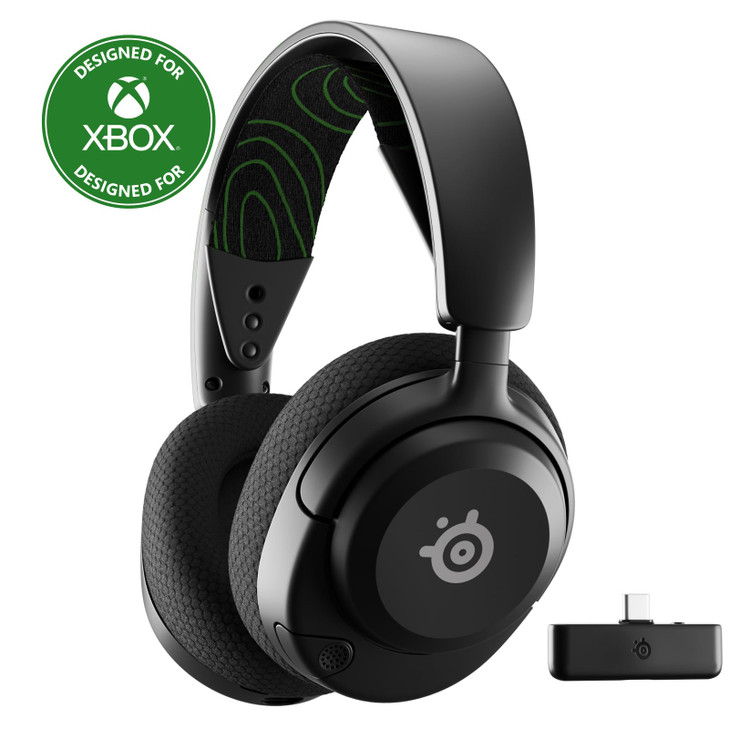 SteelSeries Arctis Nova 5X Wireless Multi-System Gaming Headset  Neodymium Magnetic Drivers  100+ Audio Presets  60 HR Battery  2.4GHz or BT  Cl