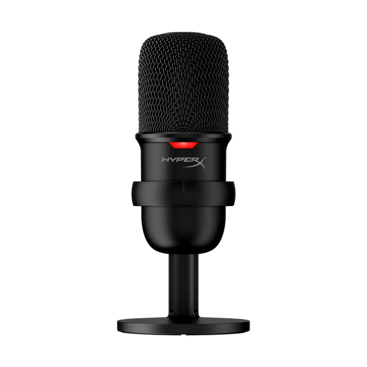 HyperX SoloCast  USB Condenser Gaming Microphone, for PC, PS4, PS5 and Mac, Tap-to-Mute Sensor, Cardioid Polar Pattern, great for Streaming, Podcast