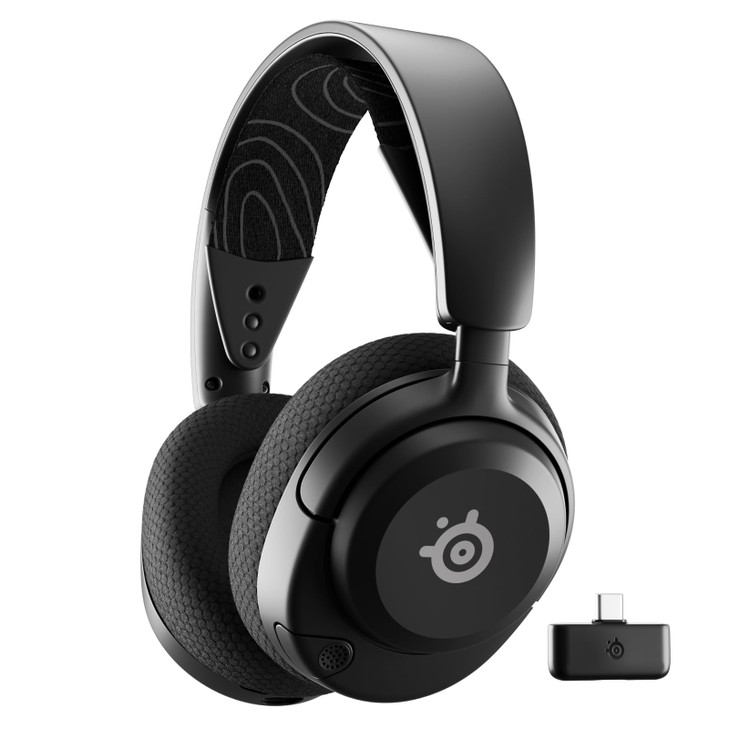 SteelSeries Arctis Nova 5 Wireless Multi-System Gaming Headset  Neodymium Magnetic Drivers  100+ Audio Presets  60 HR Battery  2.4GHz or BT  Cle