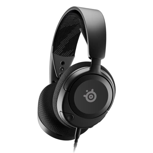 SteelSeries Arctis Nova 1 Multi-System Gaming Headset  Hi-Fi Drivers  360° Spatial Audio  Comfort Design  Durable  Ultra Lightweight  Noise-Can