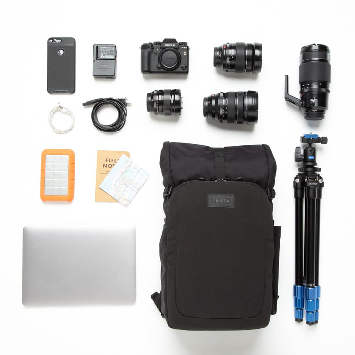 Tenba Fulton v2 14L Backpack for Mirrorless and DSLR cameras and lenses  Black (637-733)