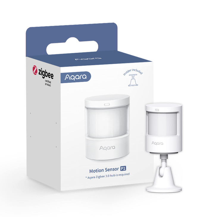 Aqara Zigbee Motion Sensor P1, Smart Motion Detector, Requires AQARA HUB, 5-Year Battery Life, Configurable Detection Timeout, for Alert System and A