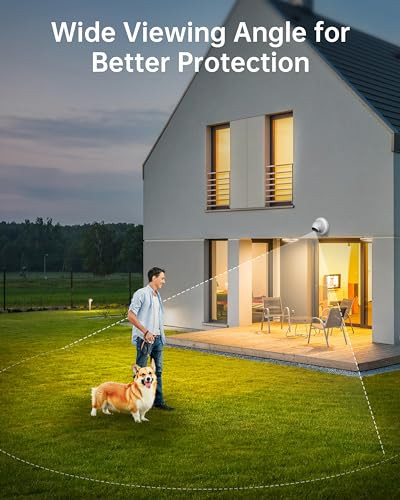 Swann Add-On DVR Flashing Light Dome Security Cam with Sensor Spotlight, 1080p Full HD Video, Indoor or Outdoor design plus True Detect Heat and Moti