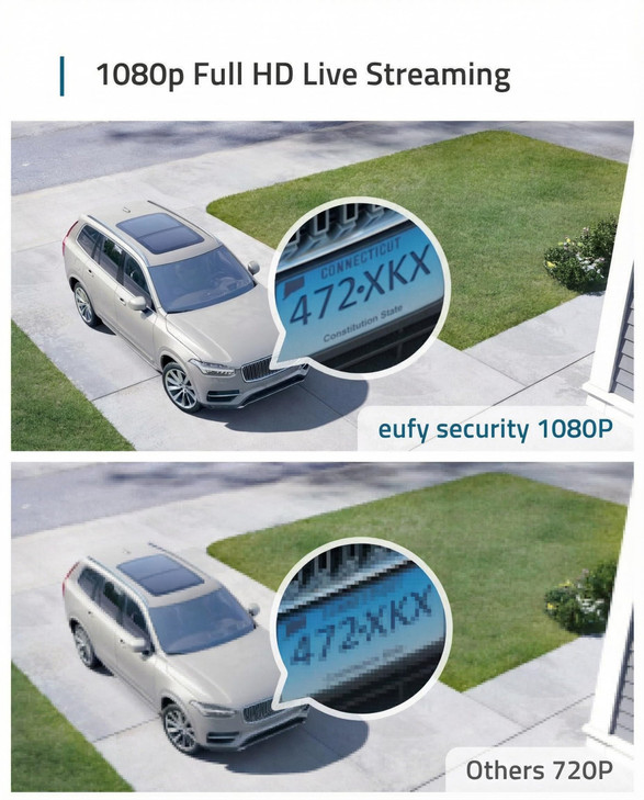 eufy Security eufyCam 2C Wireless Home Security Camera Add-on, Requires HomeBase 2, 180-Day Battery Life, HomeKit Compatibility, 1080p HD, No Monthly