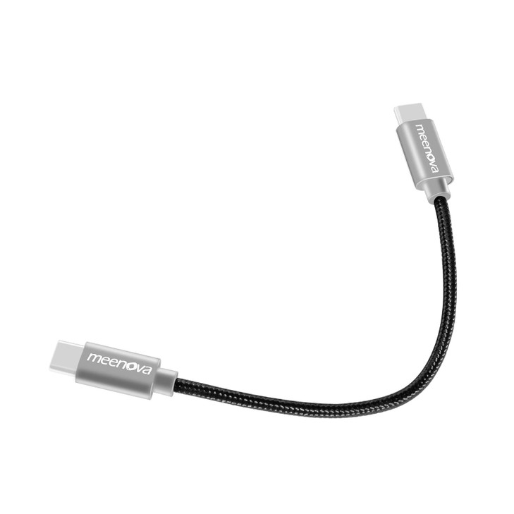 Meenova USB-C OTG Pro DAC Cable 0.5ft/15cm for Android Smartphone, Galaxy S22 21 Note20, Oxygen-Free Copper Cor for Amplifier, Fiio BTR 5 Q3S BTR3K,