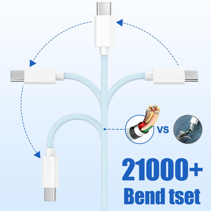Car Carplay Cable Compatible for Apple iPhone 17/15/16/16 Pro Max/Plus Cable,3Pack 60W USB A to USB C for Carplay USB Type C Charging Cord,for iPad U